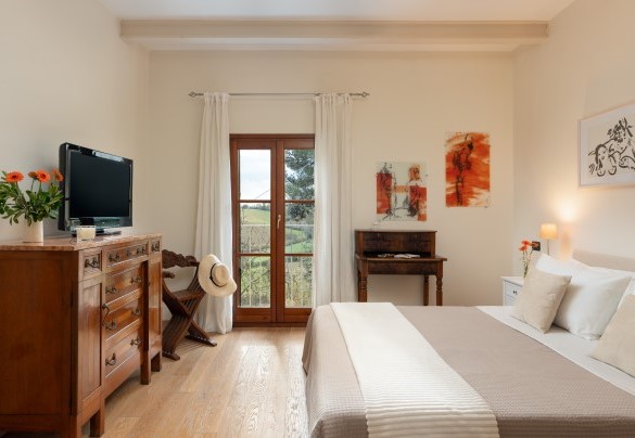 The double bedroom no. 4 on the first floor in the unit 2 – Casa da Sogno	