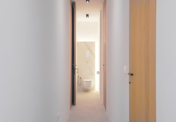 The service bathroom on the first floor - Casa dei Fiamminghi