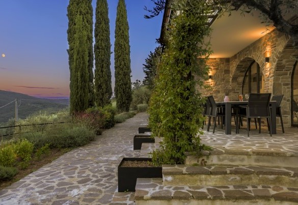 The property at sunset - Casa dei Fiamminghi