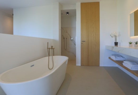 The open bathtub in bedroom n.3 - Casa dei Fiamminghi 