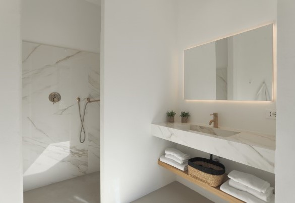The French room with shower and basin without toilet between bedroom n.1 and bedroom n.2 - Casa dei Fiamminghi