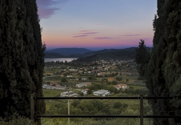 The view from the property at sunset - Casa dei Fiamminghi