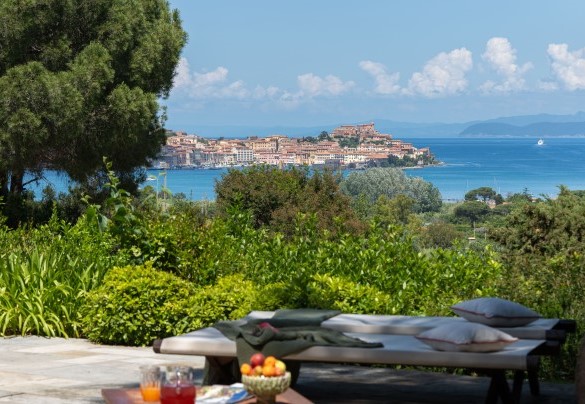 Suggestivo panorama sul golfo di Portoferraio - Casa del Duca