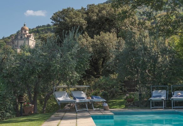 The beautiful equipped swimming pool - Casa del Sole