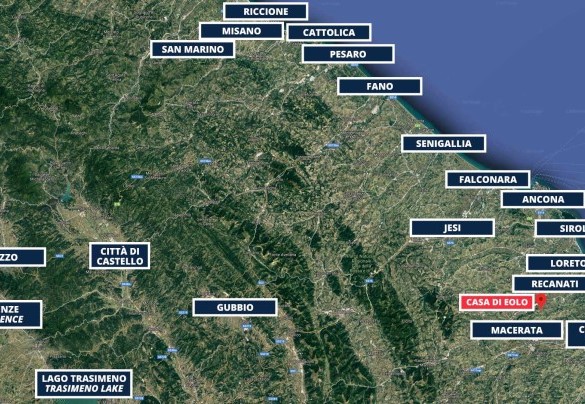 Casa di Eolo - Tourist Map