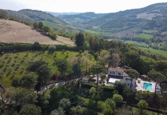 Veduta dall’alto della proprietà – Casa di Pali’