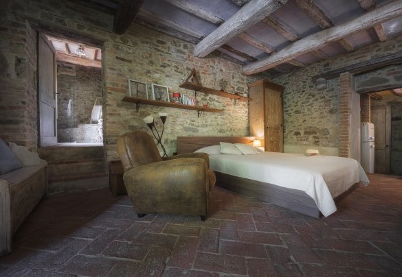 Double bedroom n.3 in unit 1 with bathroom en-suite  - Casa di Pan    