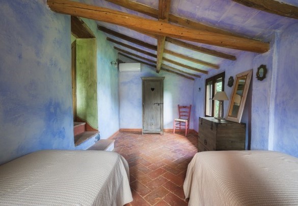 Twin bedroom n.2 in unit 2 - Casa di Pan    