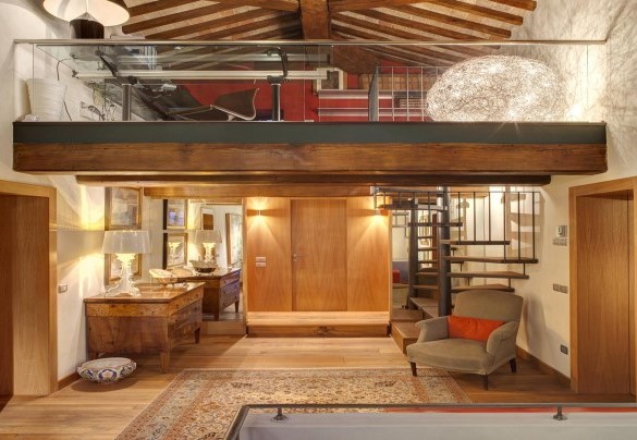 Il soppalco al primo piano – Casa Eugenia