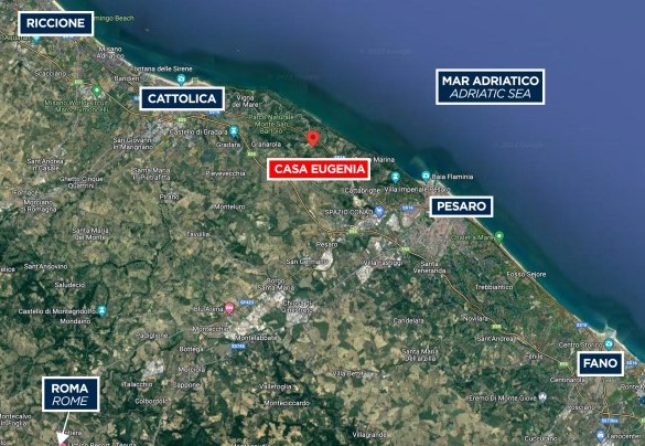 Casa Eugenia - Mappa 