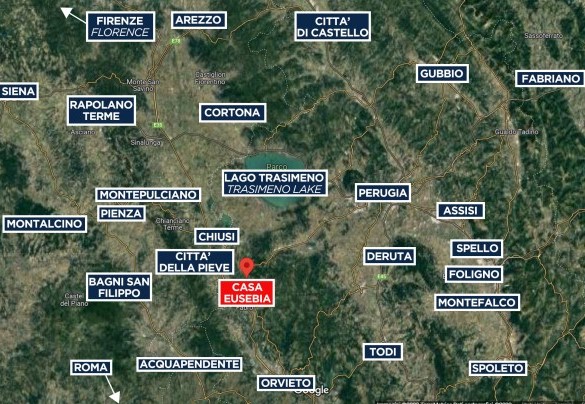 Casa Eusebia - Map