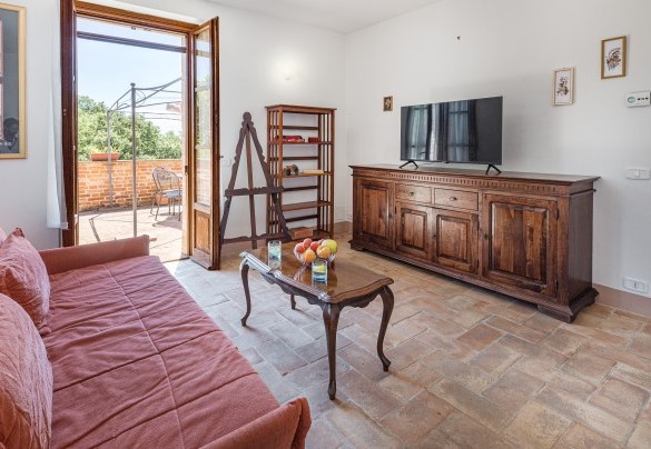  Living room, on the first floor, with direct exit to the large terrace - Casa Eusebia