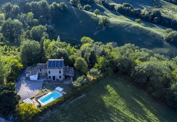 Vista panoramica della campagna circostante - Casa Felicità