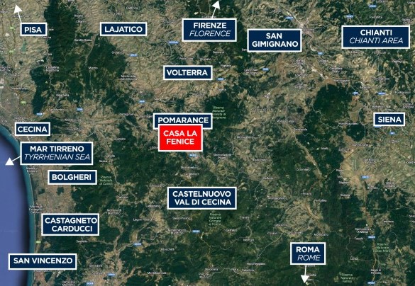 Casa La Fenice - Mappa 