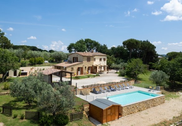Villa dall'alto - Casa la Fenice 