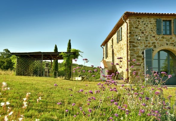 An area of natural lawn in the garden – Casa La Pratellaccia