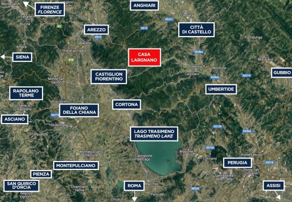 Casa Largnano - Map