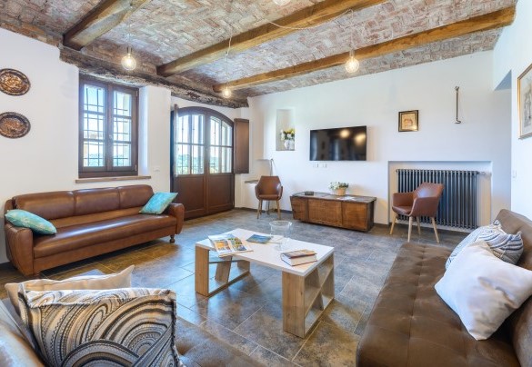 The living room on the ground floor - Casa Leonarda