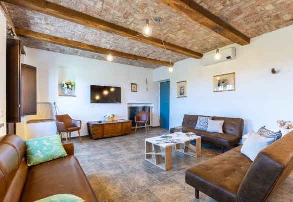 The living room on the ground floor - Casa Leonarda