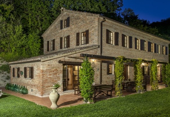 La villa nelle luci della sera - Casa Melograno