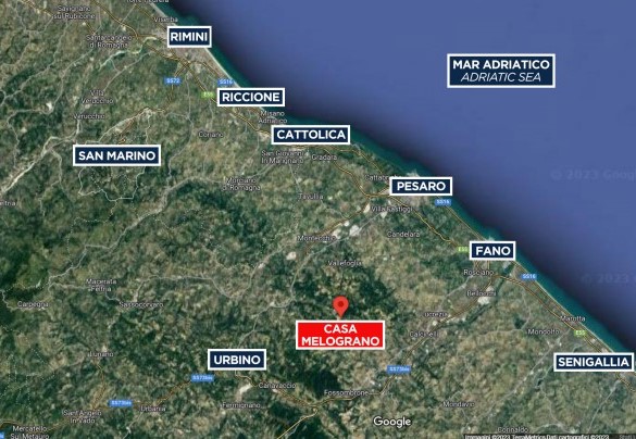 Casa Melograno - Mappa