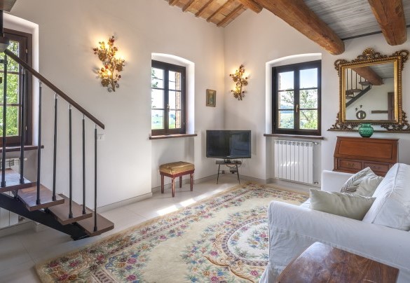 Saletta TV della camera n.3 al primo piano, Appartamento 1 – Casa Melograno