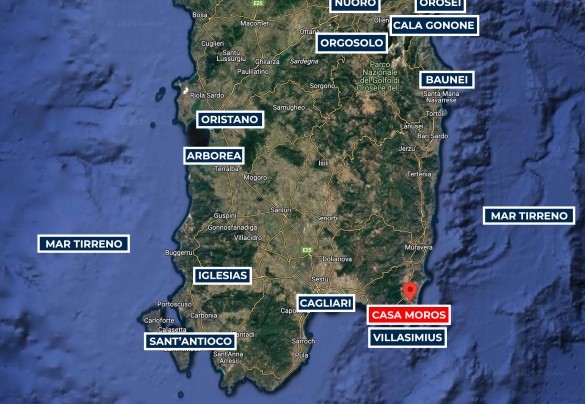 Casa Moros - Mappa