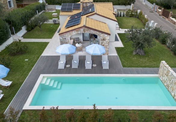 Vista panoramica della villa – Casa Moros