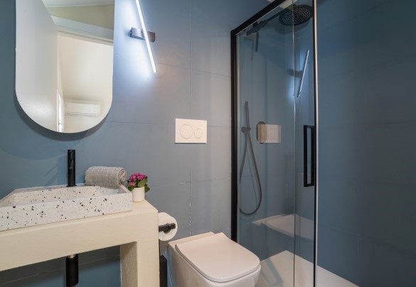 Bagno en suite con doccia n. 1 – Casa Moros