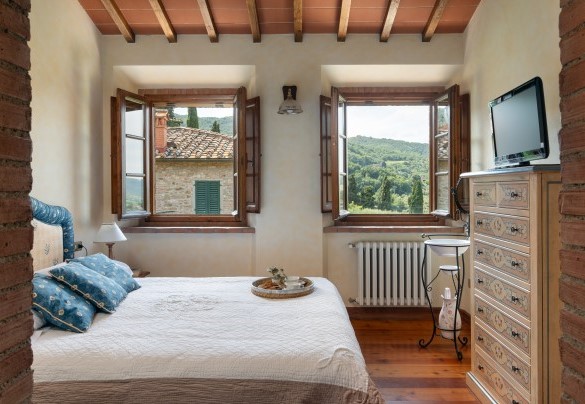 La camera matrimoniale n. 3 al primo piano – Casa Paggetti