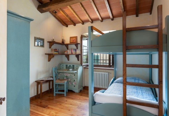 La camera con letti a castello n. 4 al primo piano – Casa Pagetti