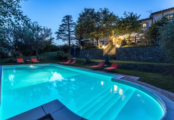 La piscina al tramonto - Casa Pippin 