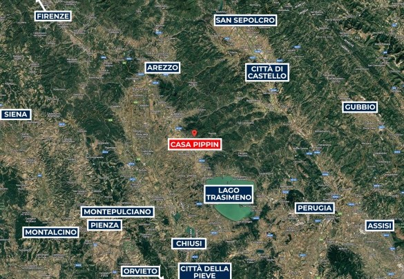 Casa Pippin - Mappa