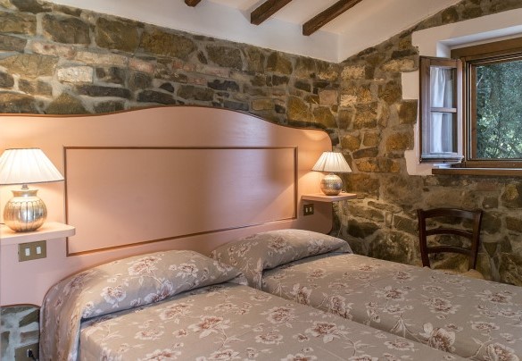 Twin bedroom, with joinable beds, on the ground floor (annex) - Casa Torrione    