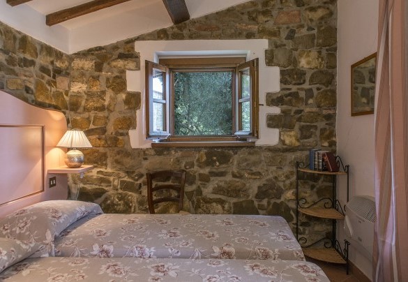 Twin bedroom, with joinable beds, on the ground floor (annex) - Casa Torrione    