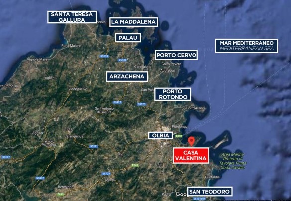 Casa Valentina - Mappa