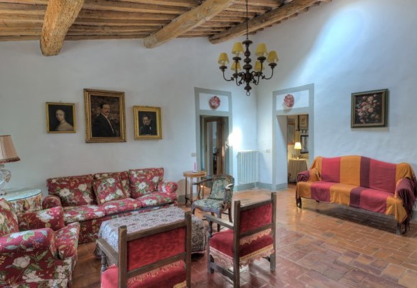 La sala lettura al primo piano – Casabianca