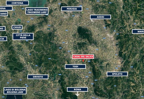 Casal del Salice - Map