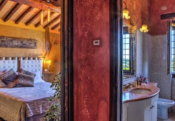 Double bedroom on the ground floor - Casal del Salice