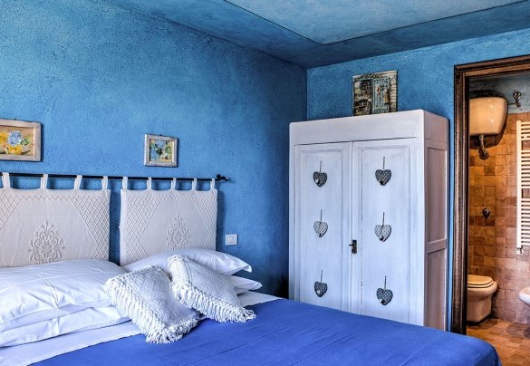 Double bedroom on the ground floor in the annex- Casal del Salice