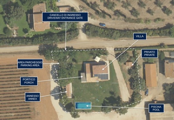 Casale Ansedonia - Property Plan