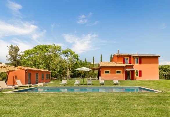 Villa for rent with exclusive swimming pool in the country on Ansedonia - Casale Ansedonia