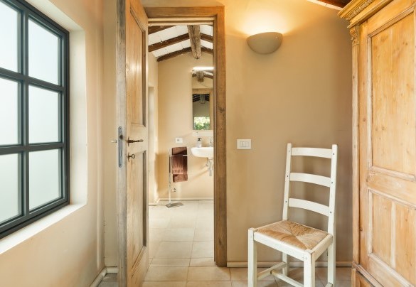 Single bedroom n.5 with en sute bathroom, in annex - Casale Ansedonia