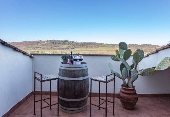 The stunning private terrace - Casale Bella Vita