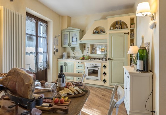 The living area on the ground floor - Casale Bella Vita