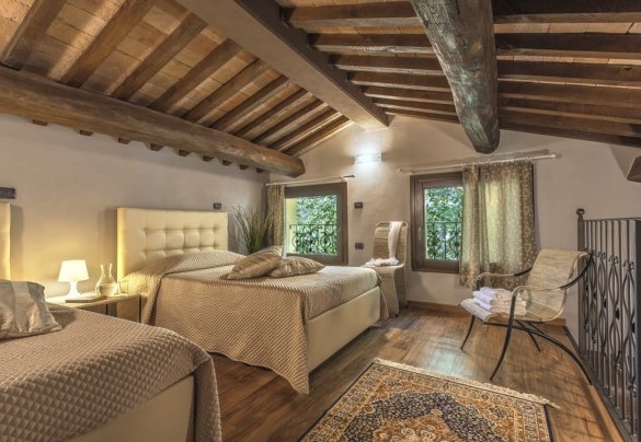 with two single beds - Casale degli Ulivi