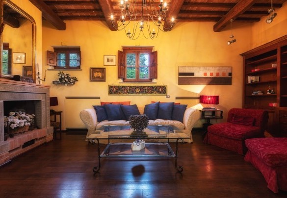 The cozy living room - Casale dei Girasoli