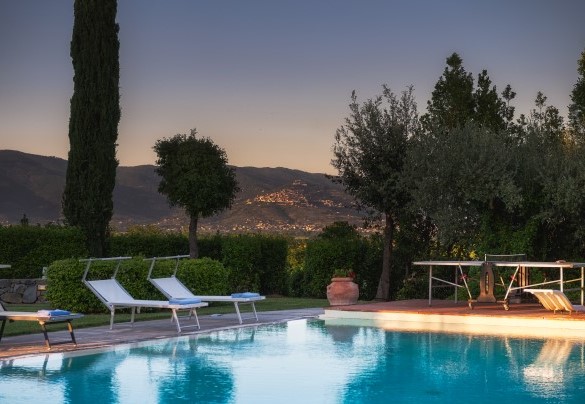 Panorama mozzafiato dalla zona piscina - Casale dei Girasoli 