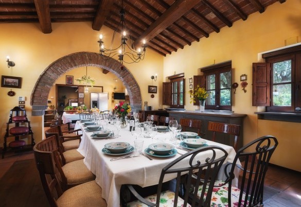 Open plan con sala da pranzo e cucina - Casale dei Girasoli