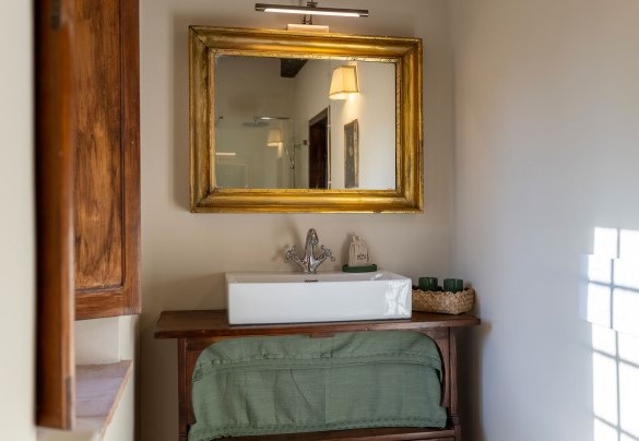 En-suite bathroom with a shower al primo piano - Casale dei Tigli
